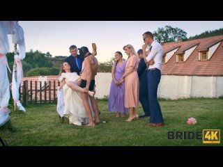 gift before the wedding: slutty bride lenka sosh fucks in front of the guests, and her mature mother ilana cherna sucks the groom's dick